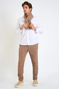 Cala 1789 Foulard en lin taupe ELIAS LINDYE New