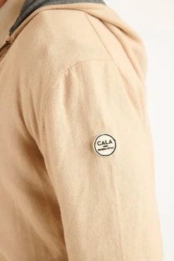 Cala 1789 Gilet à capuche beige Luca MONZA Best