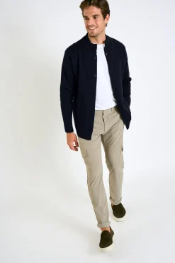 Cala 1789 Gilet à col montant bleu marine GABIE TRAPANI Discount