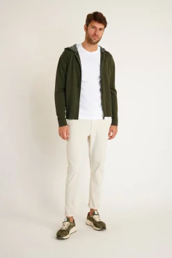 Cala 1789 GILET A CAPUCHE KAKI LUCA MONZA Fashion
