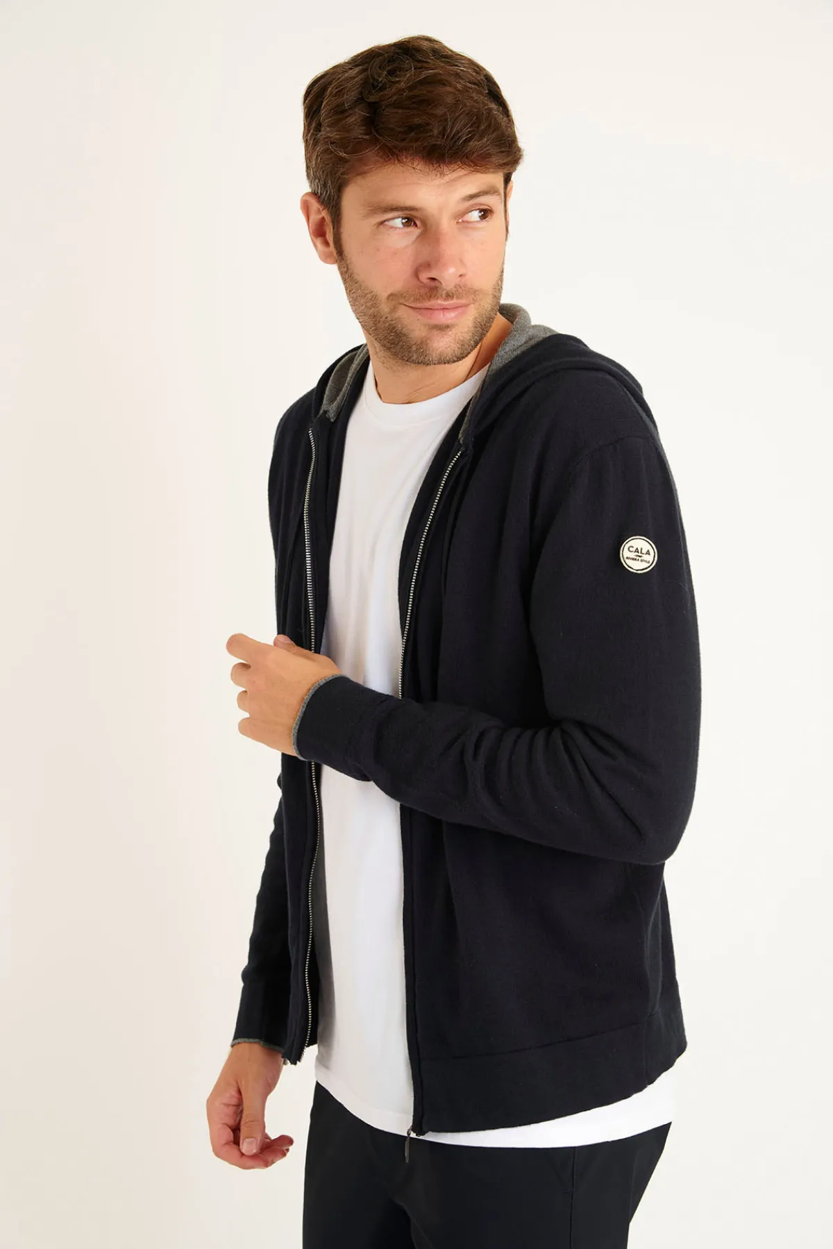 Cala 1789 GILET A CAPUCHE MARINE LUCA MONZA Online