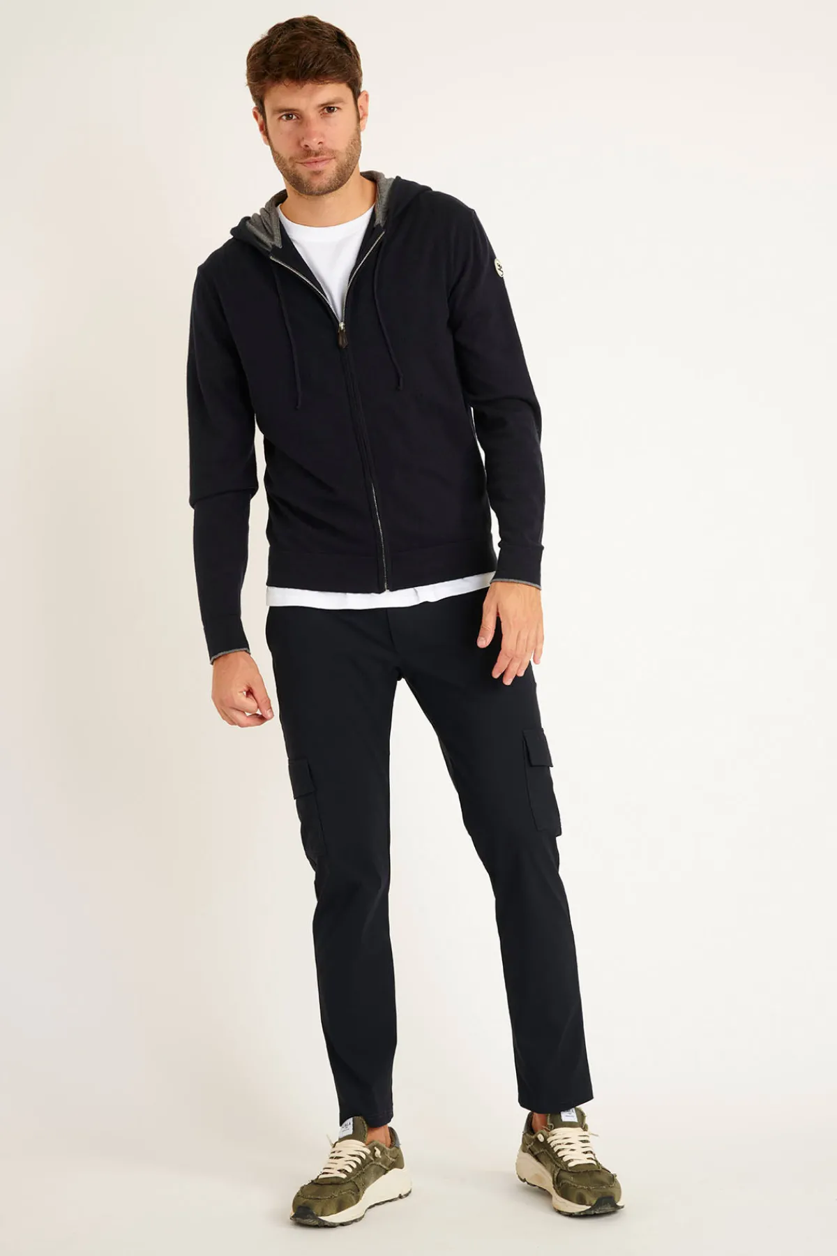 Cala 1789 GILET A CAPUCHE MARINE LUCA MONZA Online