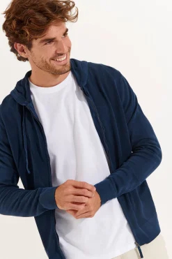 Cala 1789 Gilet zippé marine LUCA MERCATI New