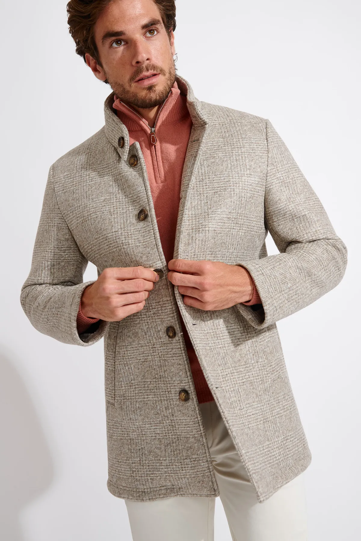 Cala 1789 Manteau beige UMBERTO VENITIE Clearance