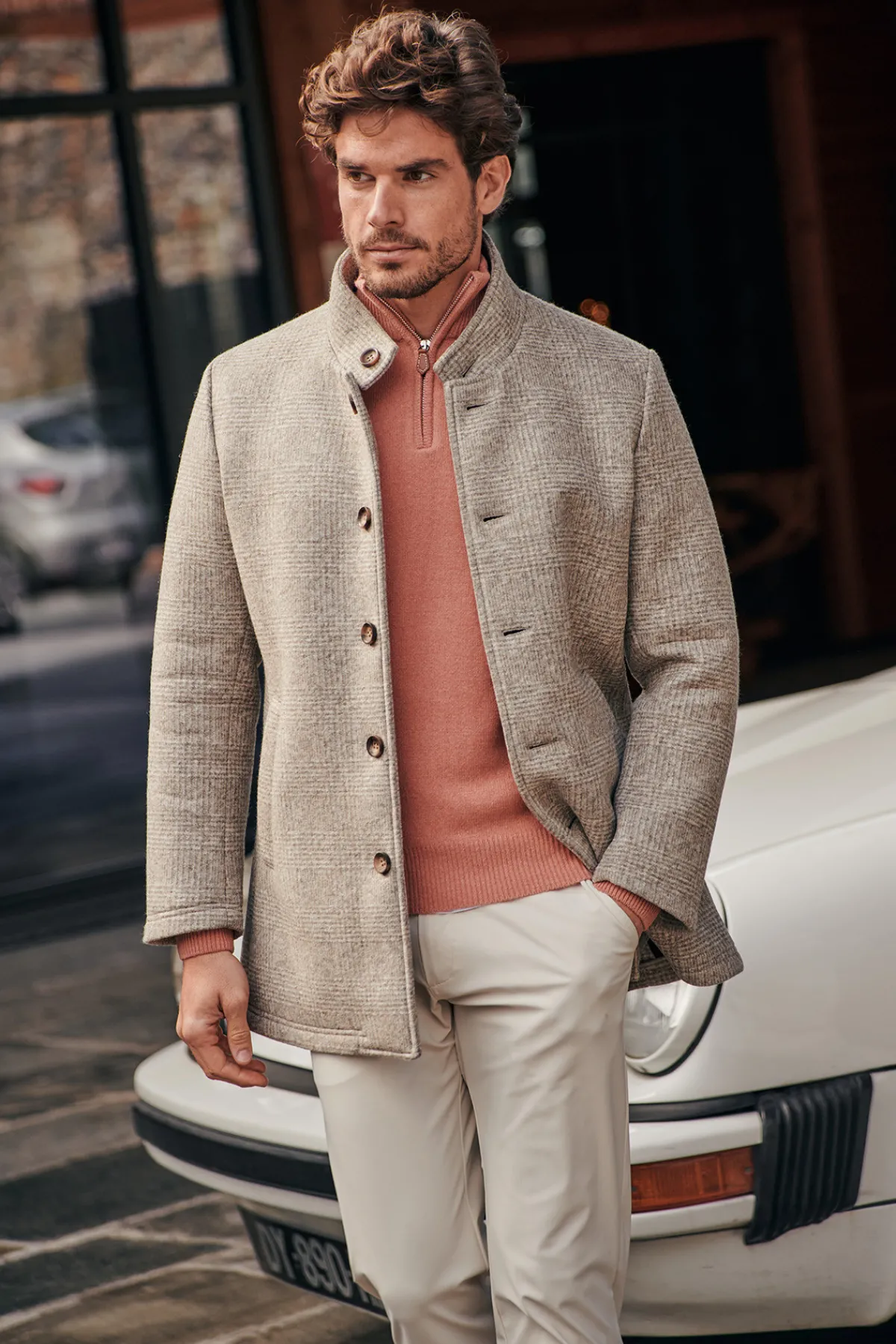 Cala 1789 Manteau beige UMBERTO VENITIE Clearance