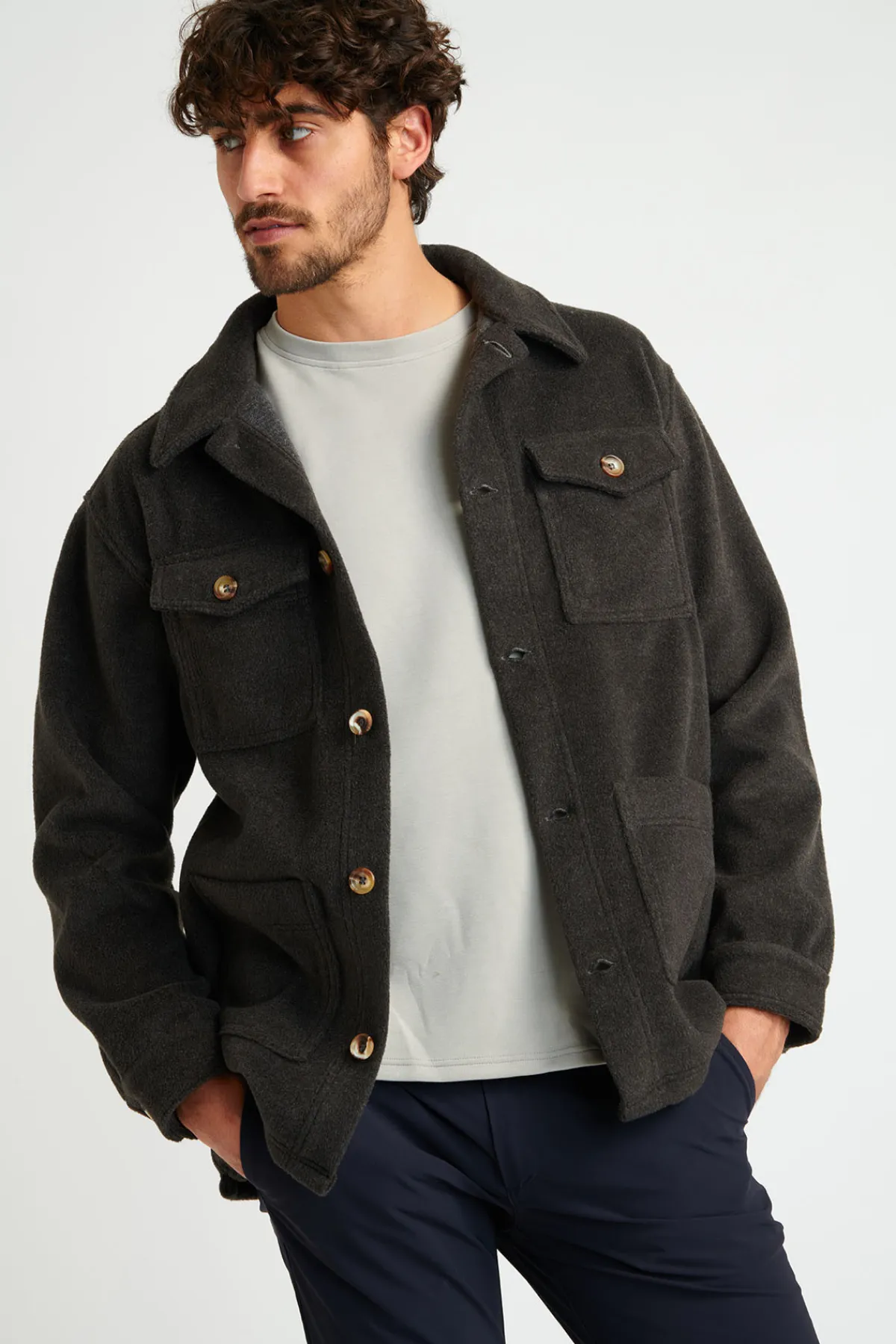Cala 1789 Manteau BRUCE LODI gris Hot