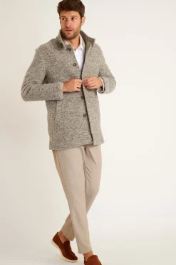 Cala 1789 MANTEAU GRIS UMBERTO KARALIS Clearance