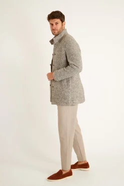 Cala 1789 MANTEAU GRIS UMBERTO KARALIS Clearance