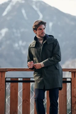 Cala 1789 Manteau imperméable sapin LOUIS TELLARO Discount