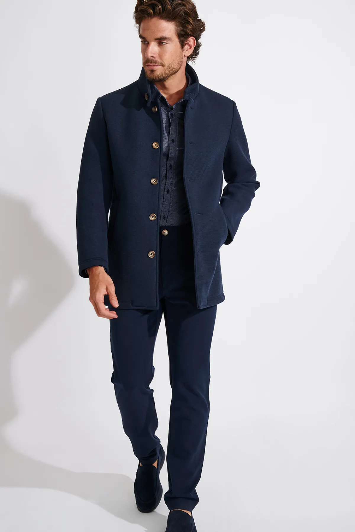 Cala 1789 Manteau marine UMBERTO BERGAME New