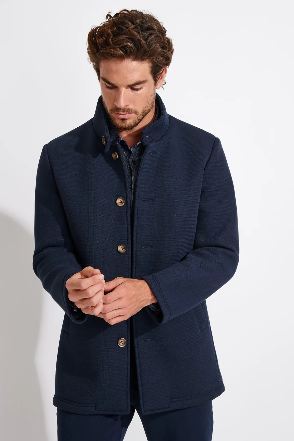 Cala 1789 Manteau marine UMBERTO BERGAME New