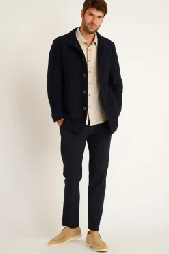 Cala 1789 MANTEAU MARINE UMBERTO KARALIS Clearance
