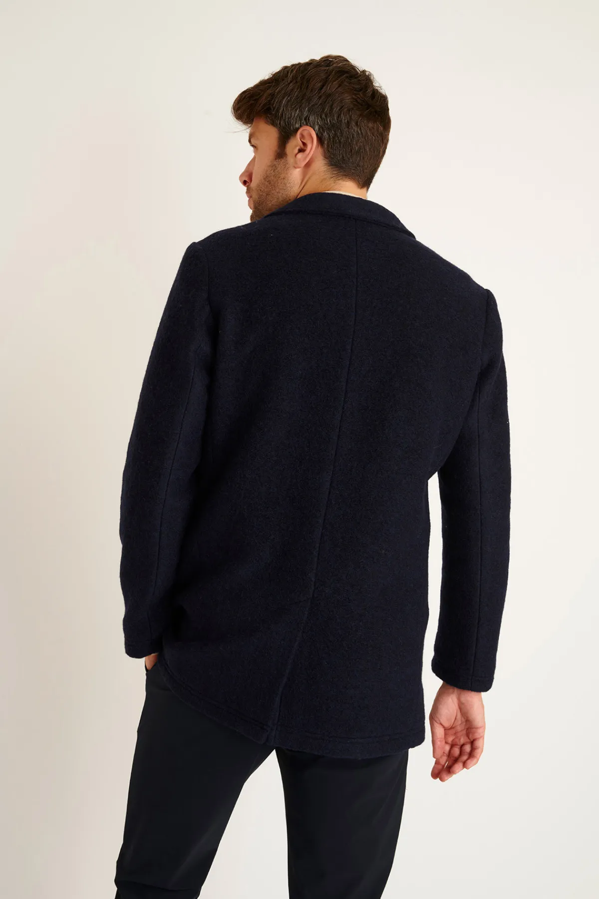Cala 1789 MANTEAU MARINE UMBERTO KARALIS Clearance