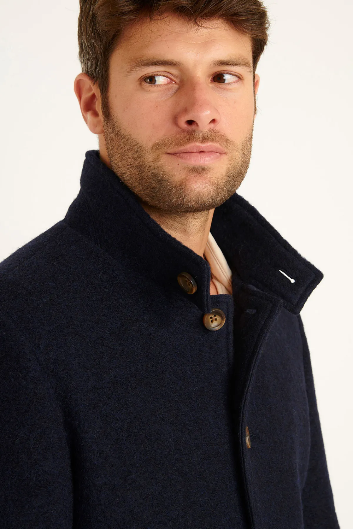 Cala 1789 MANTEAU MARINE UMBERTO KARALIS Clearance