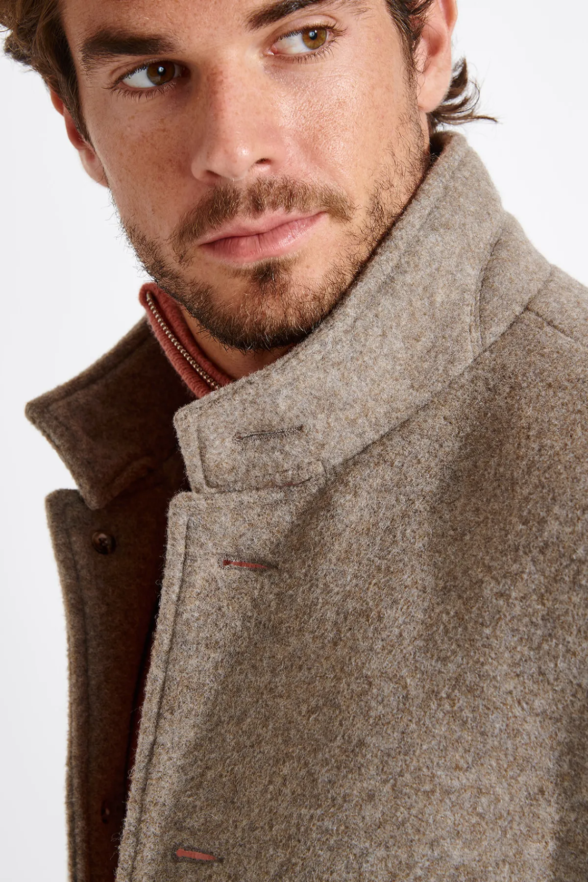Cala 1789 Manteau taupe UMBERTO TAIGA Online