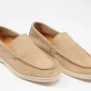 Cala 1789 Mocassin en cuir beige RIMINI HARBOR Sale