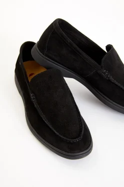 Cala 1789 Mocassin en cuir noir RIMINI HARBOR Discount