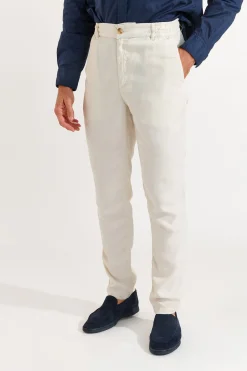 Cala 1789 Pantalon Beige écoresponsable Chino Arenza Clearance