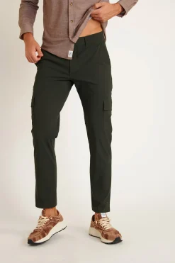 Cala 1789 Pantalon cargo vert CONOR EVOLUTION Discount