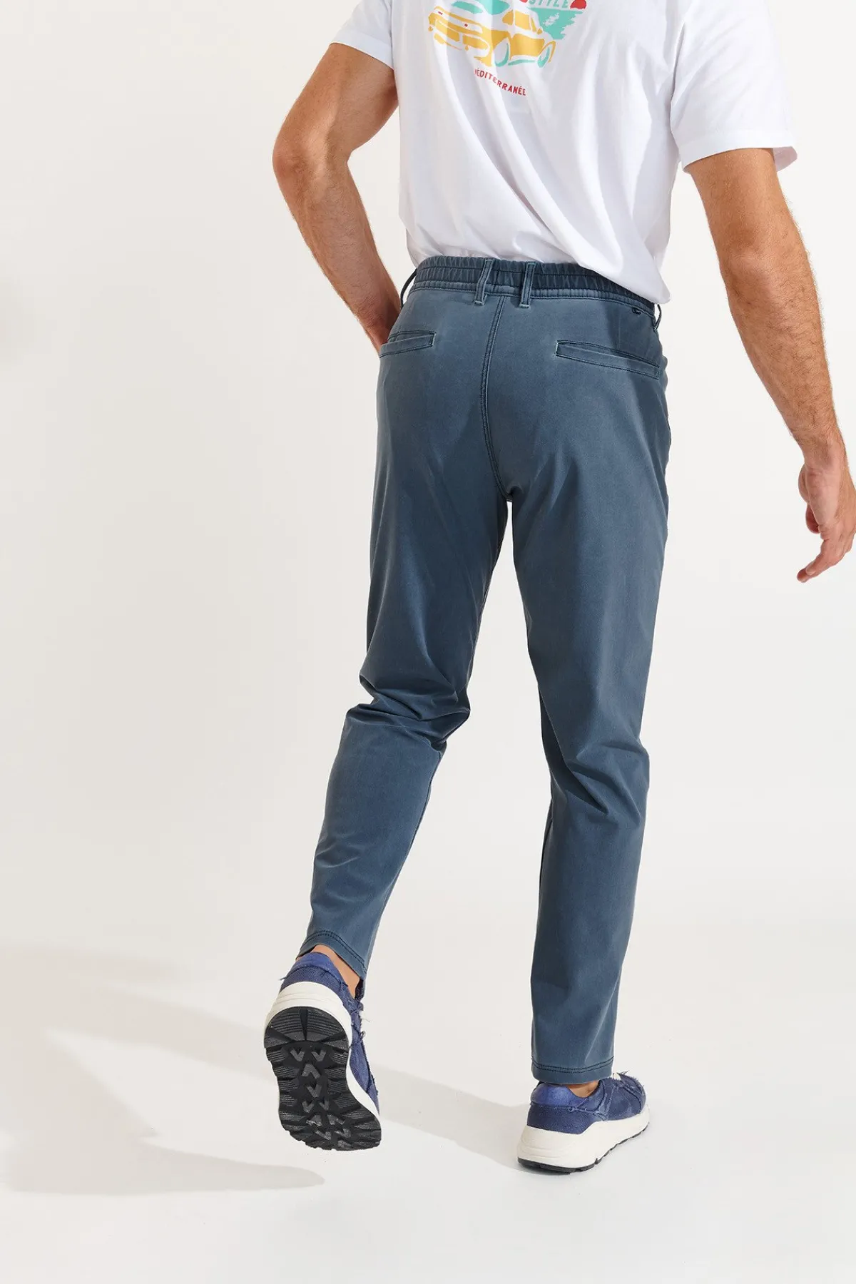 Cala 1789 Pantalon chino bleu ARNO POSITANO Best