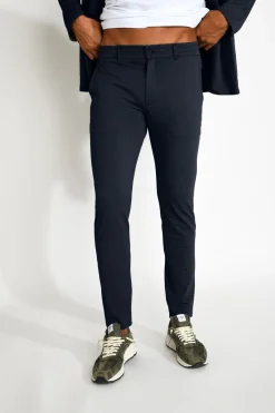 Cala 1789 Pantalon chino bleu Serge TRIESTE Discount