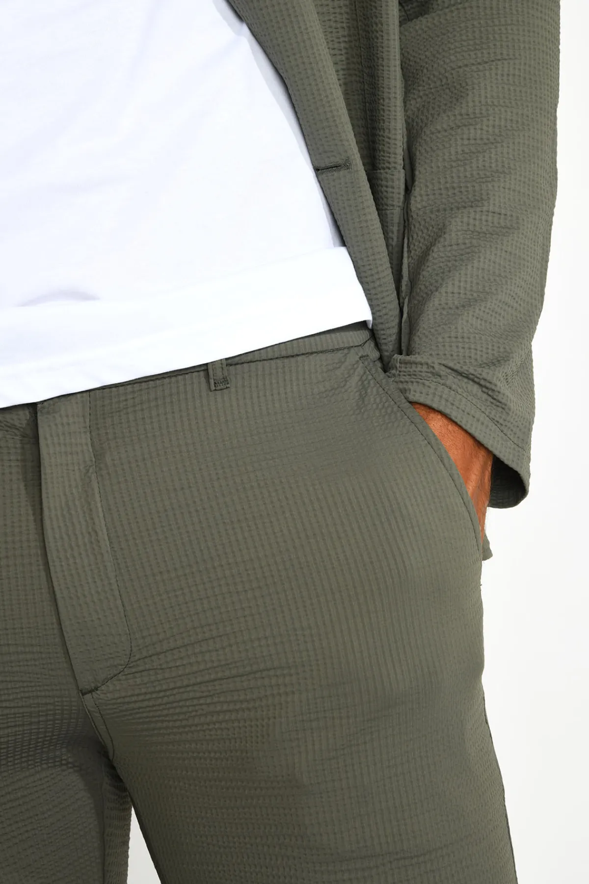Cala 1789 Pantalon chino kaki Serge TRIESTE Online