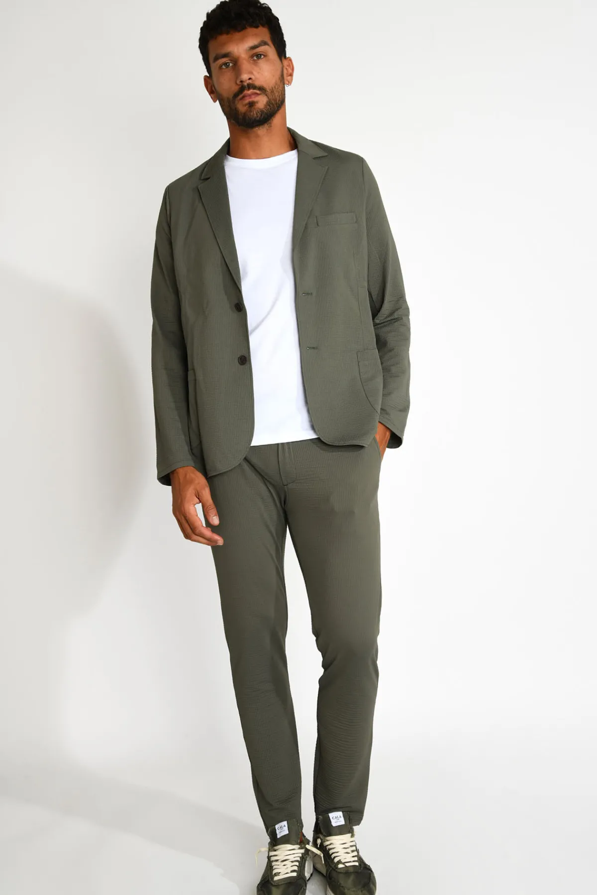 Cala 1789 Pantalon chino kaki Serge TRIESTE Online