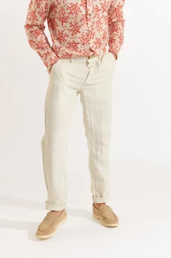 Cala 1789 Pantalon en lin CHINO LINDYE Hot