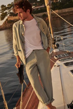 Cala 1789 Pantalon en lin CHINO LINDYE Clearance