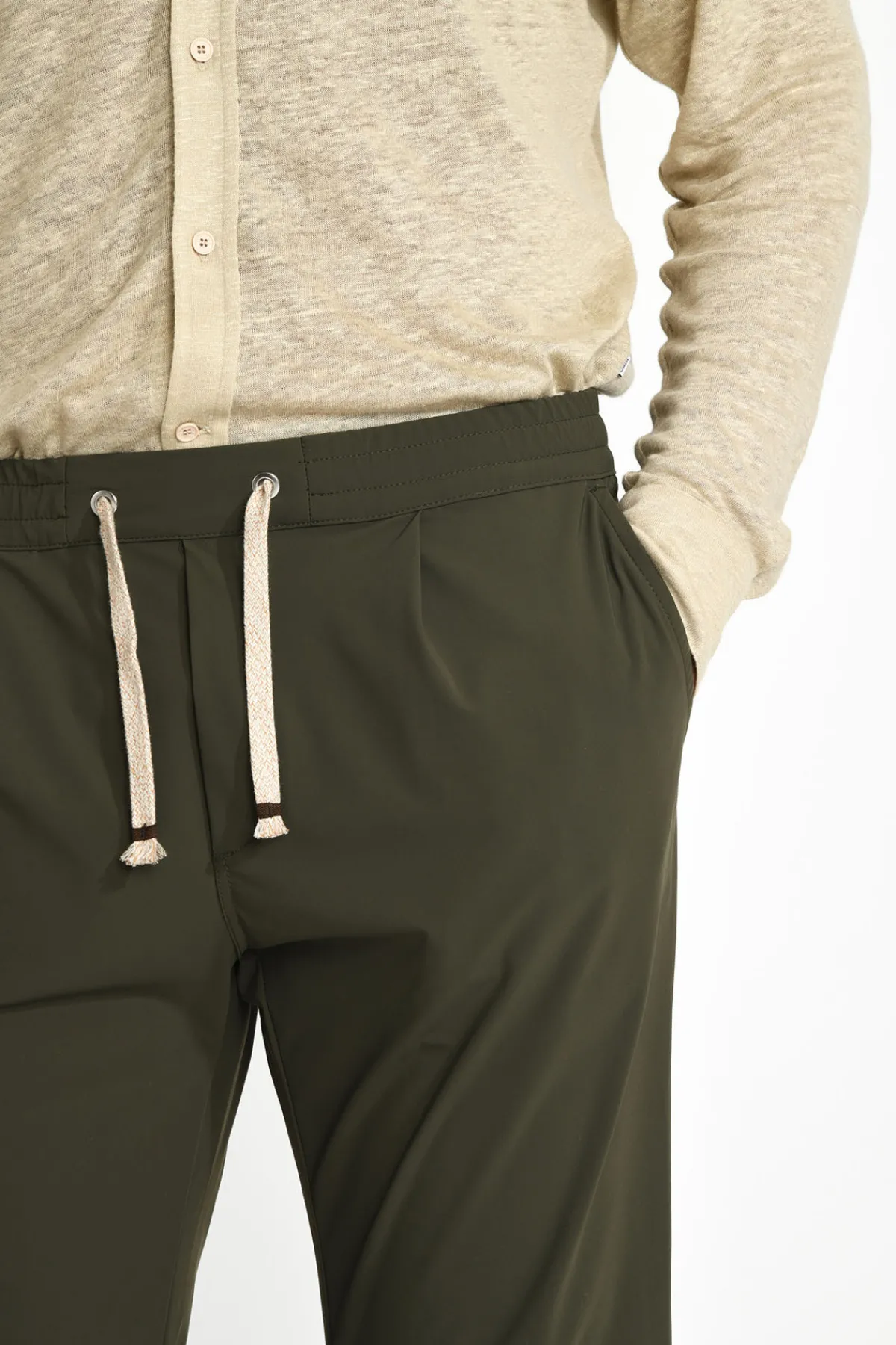Cala 1789 Pantalon kaki PAOLO LESCADA Hot