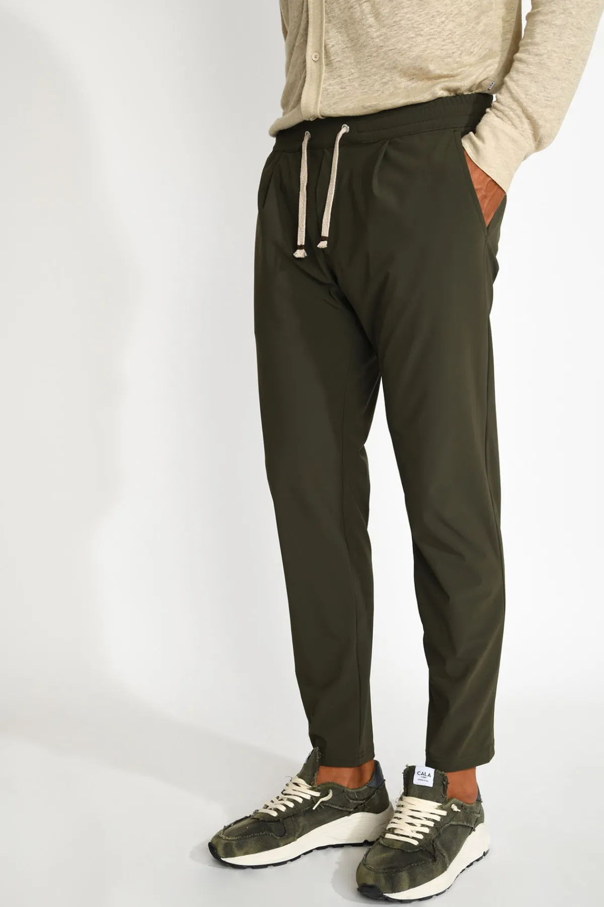 Cala 1789 Pantalon kaki PAOLO LESCADA Hot