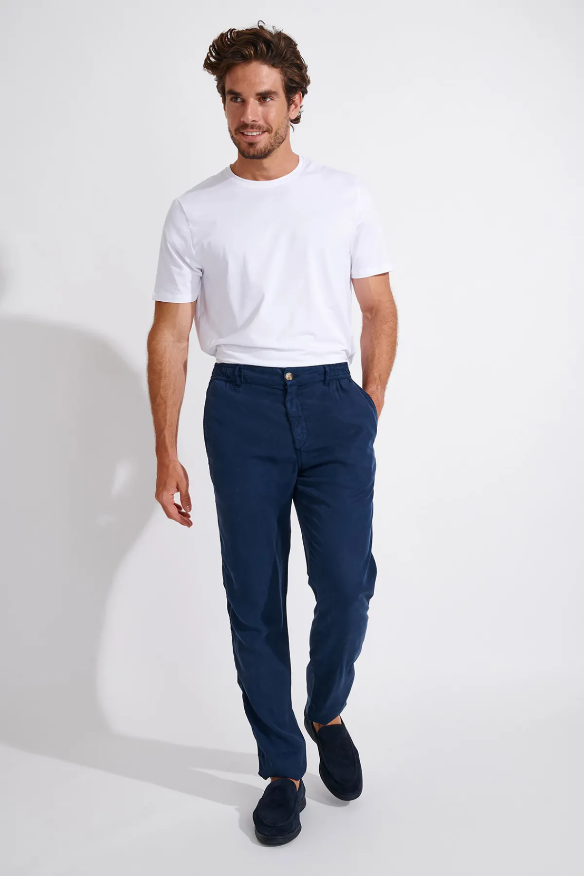 Cala 1789 Pantalon Marine écoresponsable Chino Arenza Clearance
