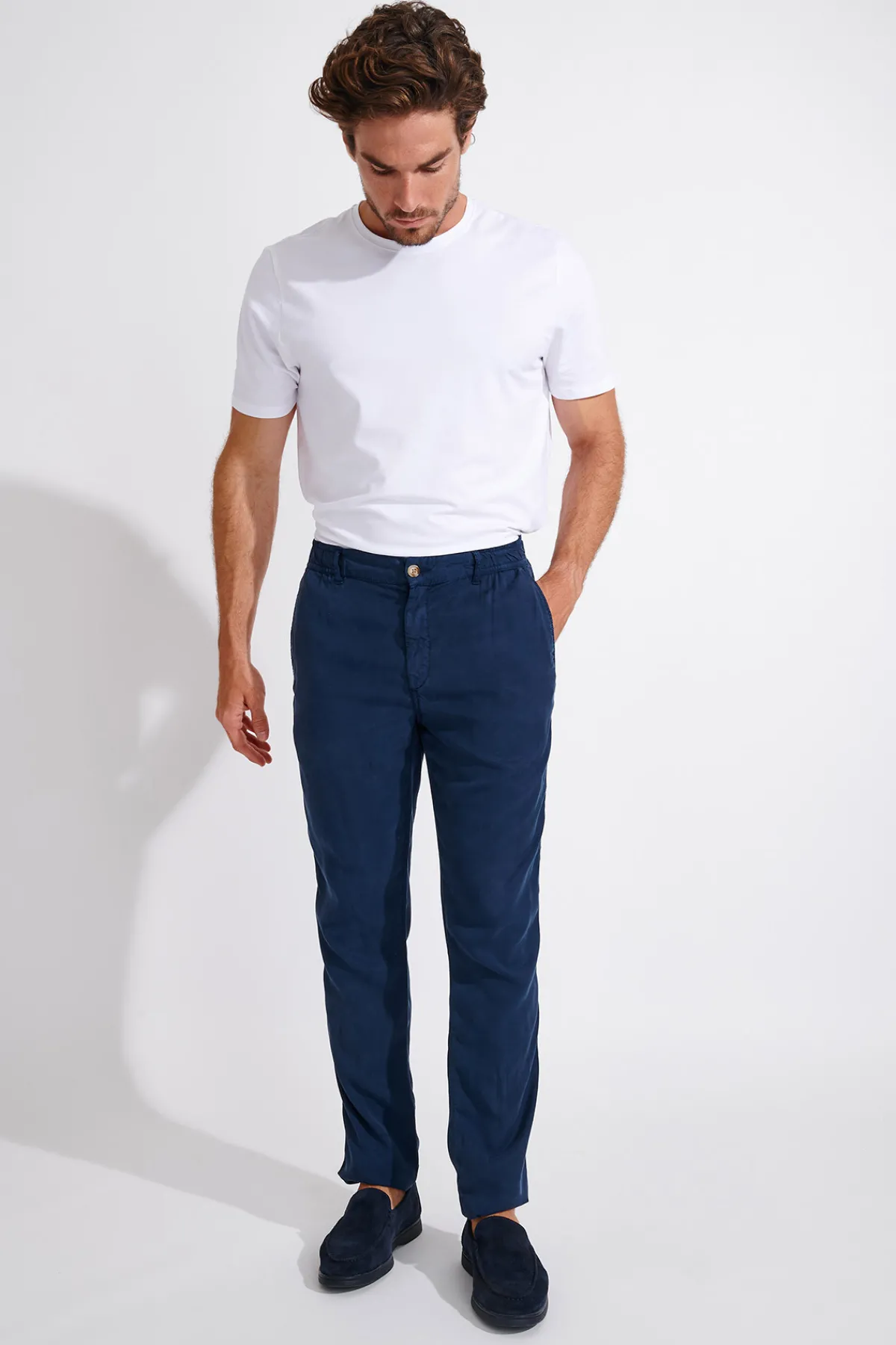 Cala 1789 Pantalon Marine écoresponsable Chino Arenza Clearance