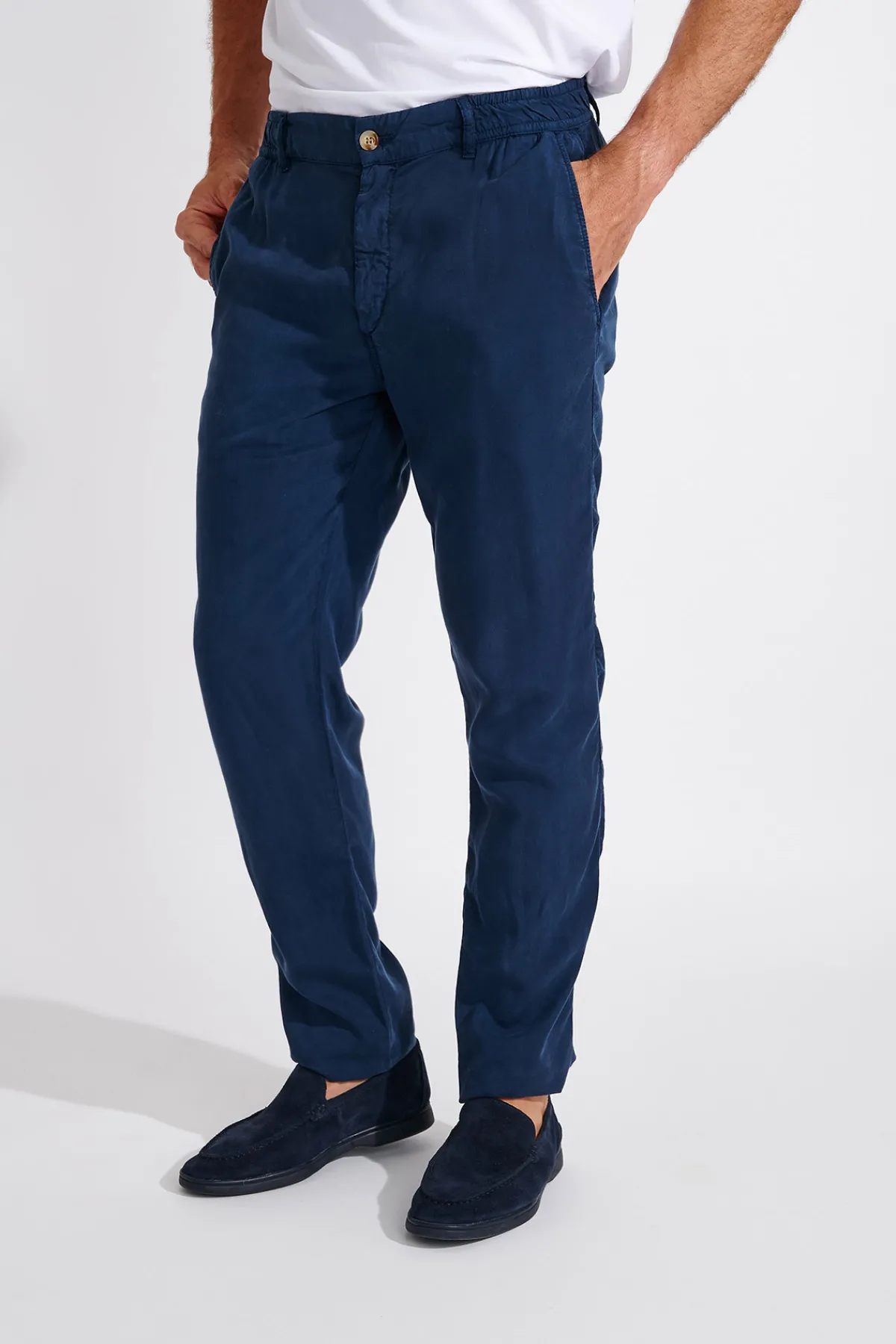 Cala 1789 Pantalon Marine écoresponsable Chino Arenza Clearance