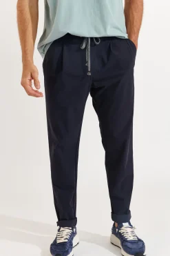 Cala 1789 Pantalon marine PAOLO LESCADA Online