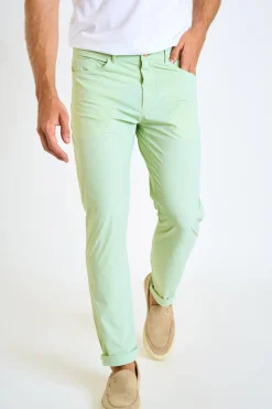 Cala 1789 Pantalon stretch amande SERGE LESCADA Best