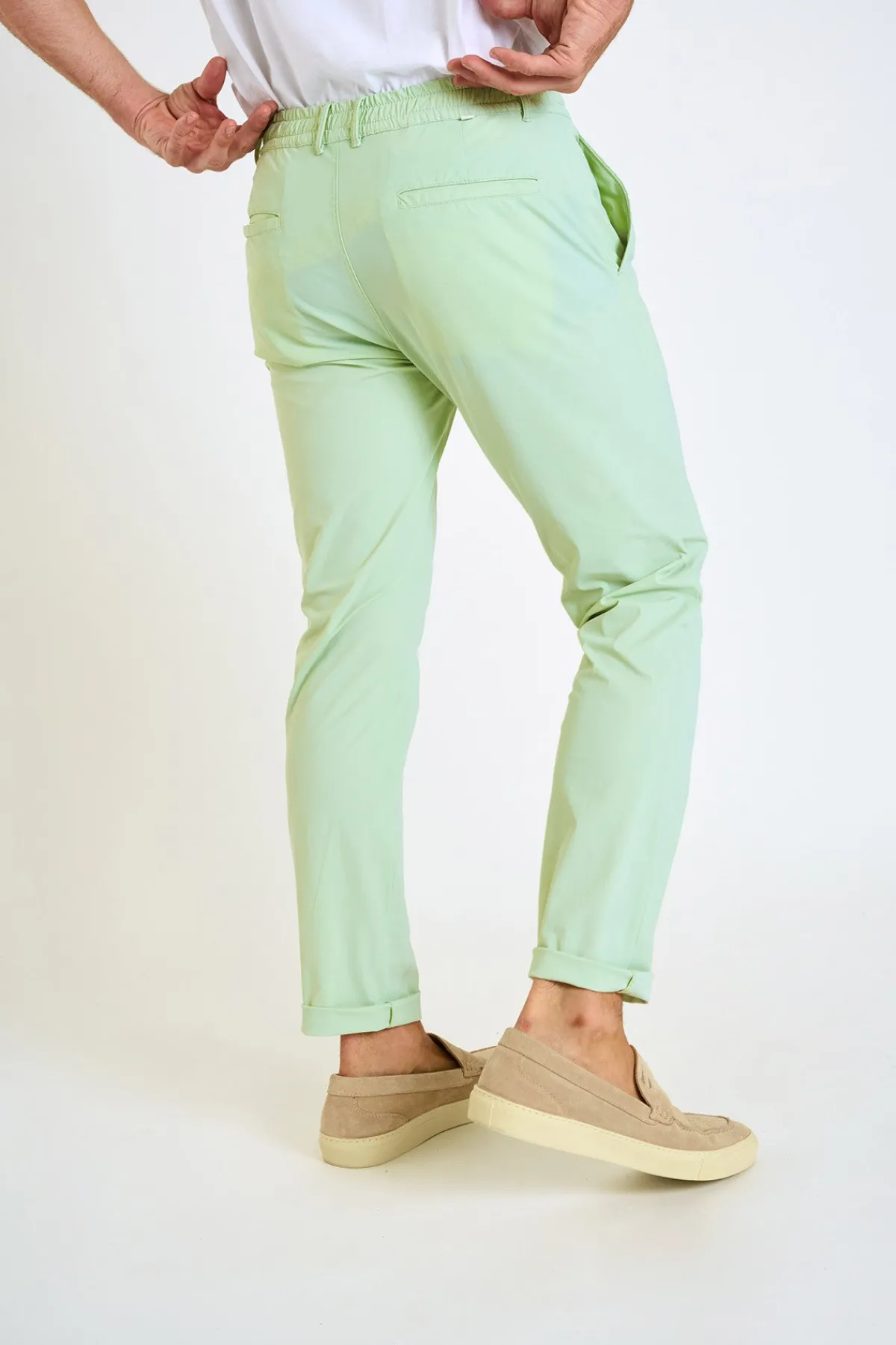 Cala 1789 Pantalon stretch amande SERGE LESCADA Best