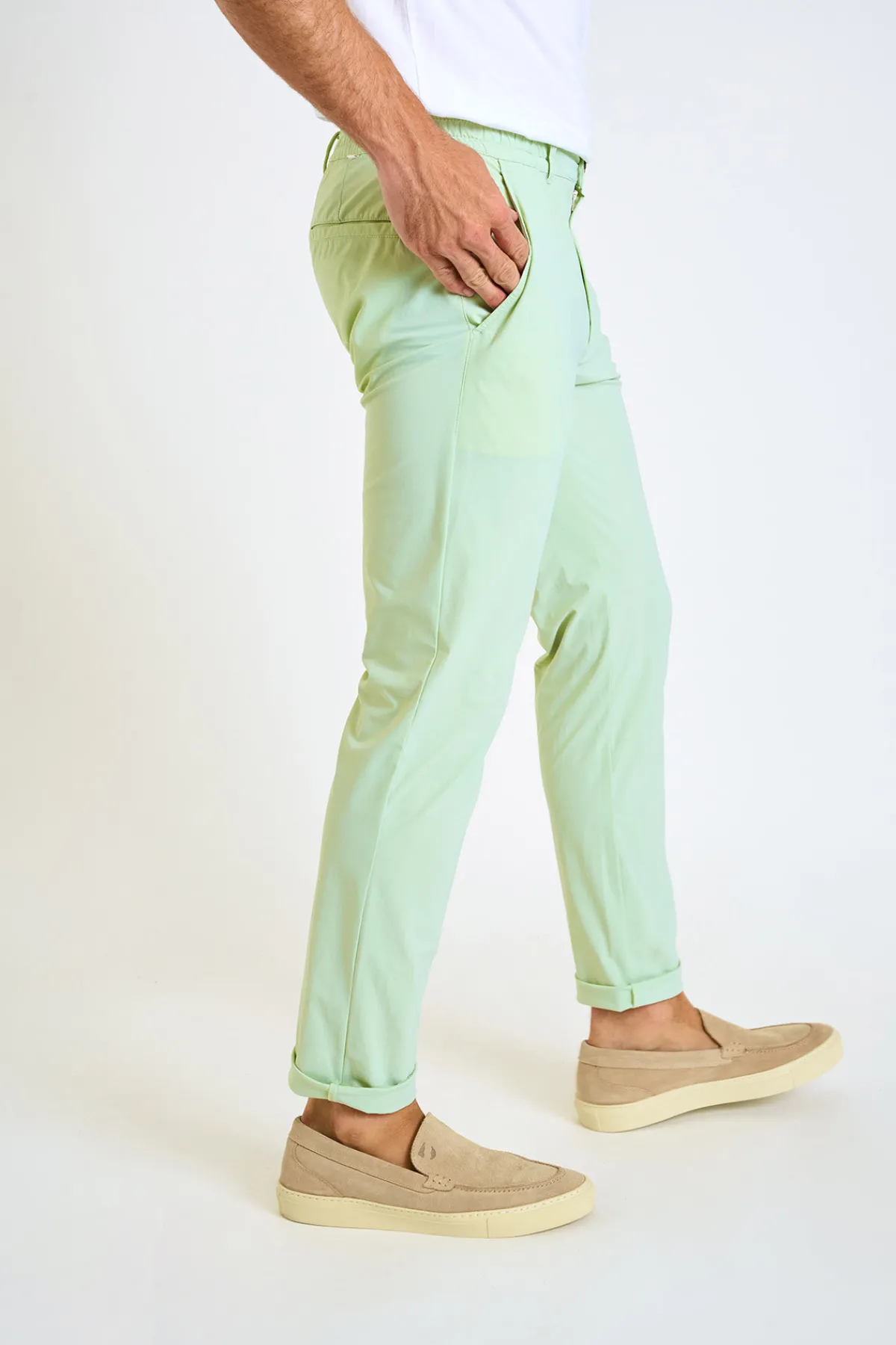 Cala 1789 Pantalon stretch amande SERGE LESCADA Best