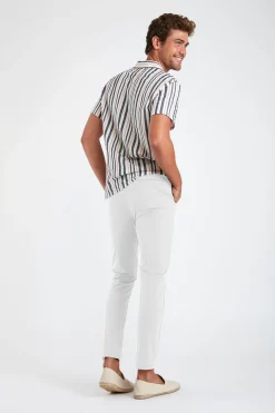 Cala 1789 Pantalon stretch blanc - SERGE LESCADA Clearance
