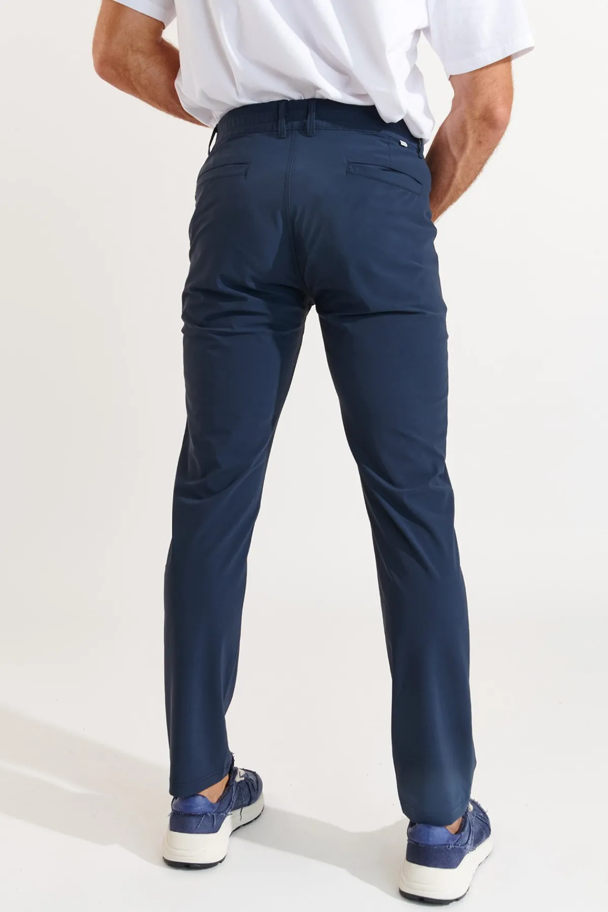 Cala 1789 Pantalon stretch bleu foncé SERGE LESCADA Fashion