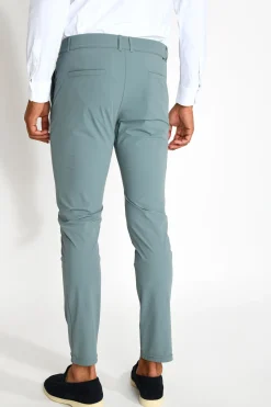 Cala 1789 Pantalon stretch bleu glacier SERGE LESCADA Hot