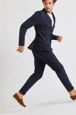 Cala 1789 Pantalon stretch bleu marine - SERGE LESCADA Sale