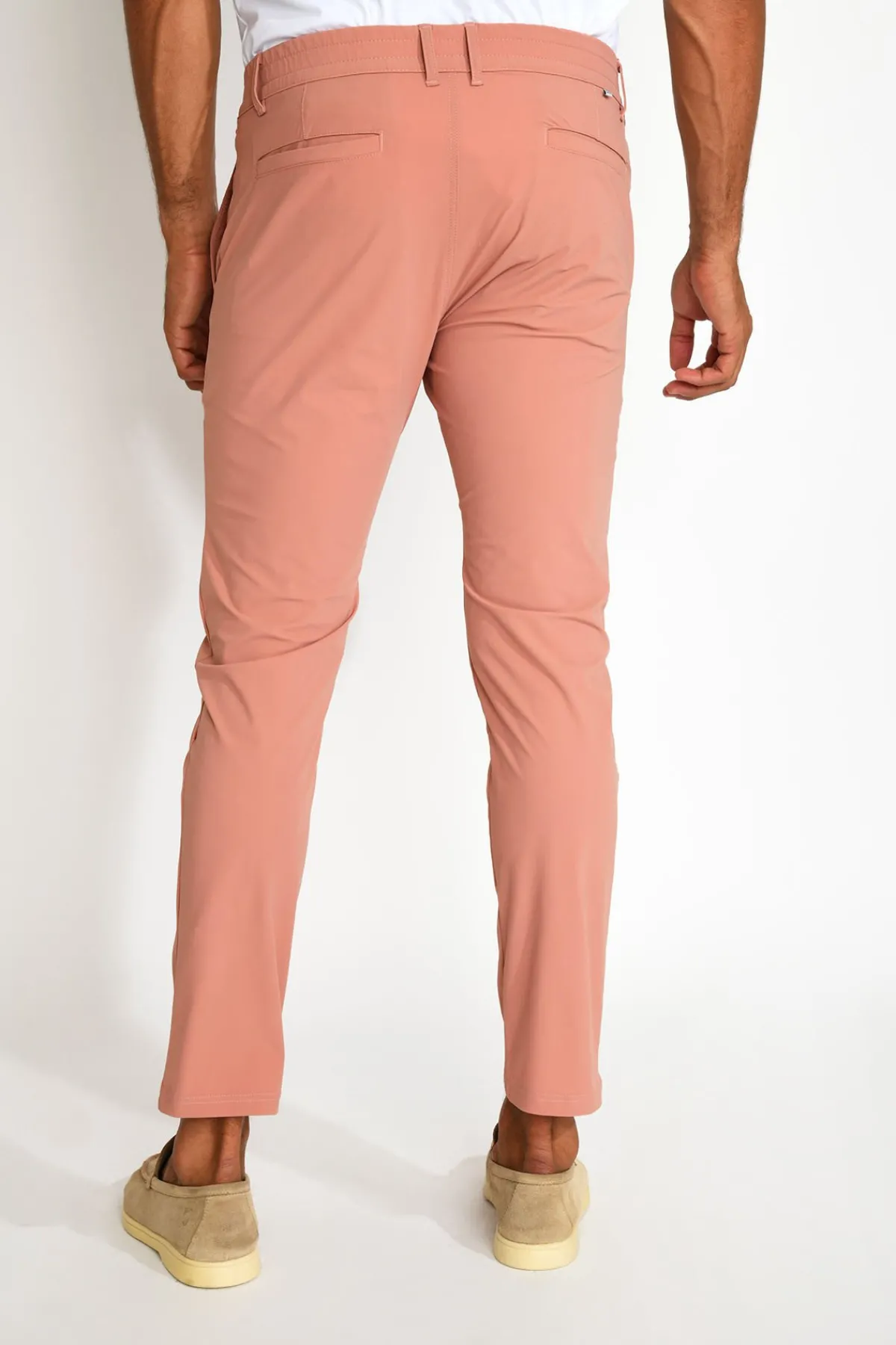 Cala 1789 Pantalon stretch bois de rose SERGE LESCADA Sale