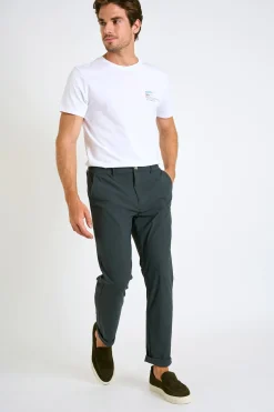 Cala 1789 Pantalon stretch gris anthracite - SERGE LESCADA New