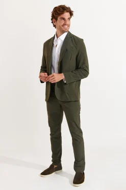Cala 1789 Pantalon stretch kaki - SERGE LESCADA New