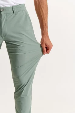 Cala 1789 Pantalon stretch vert mousse SERGE LESCADA Outlet