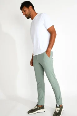 Cala 1789 Pantalon stretch vert mousse SERGE LESCADA Outlet