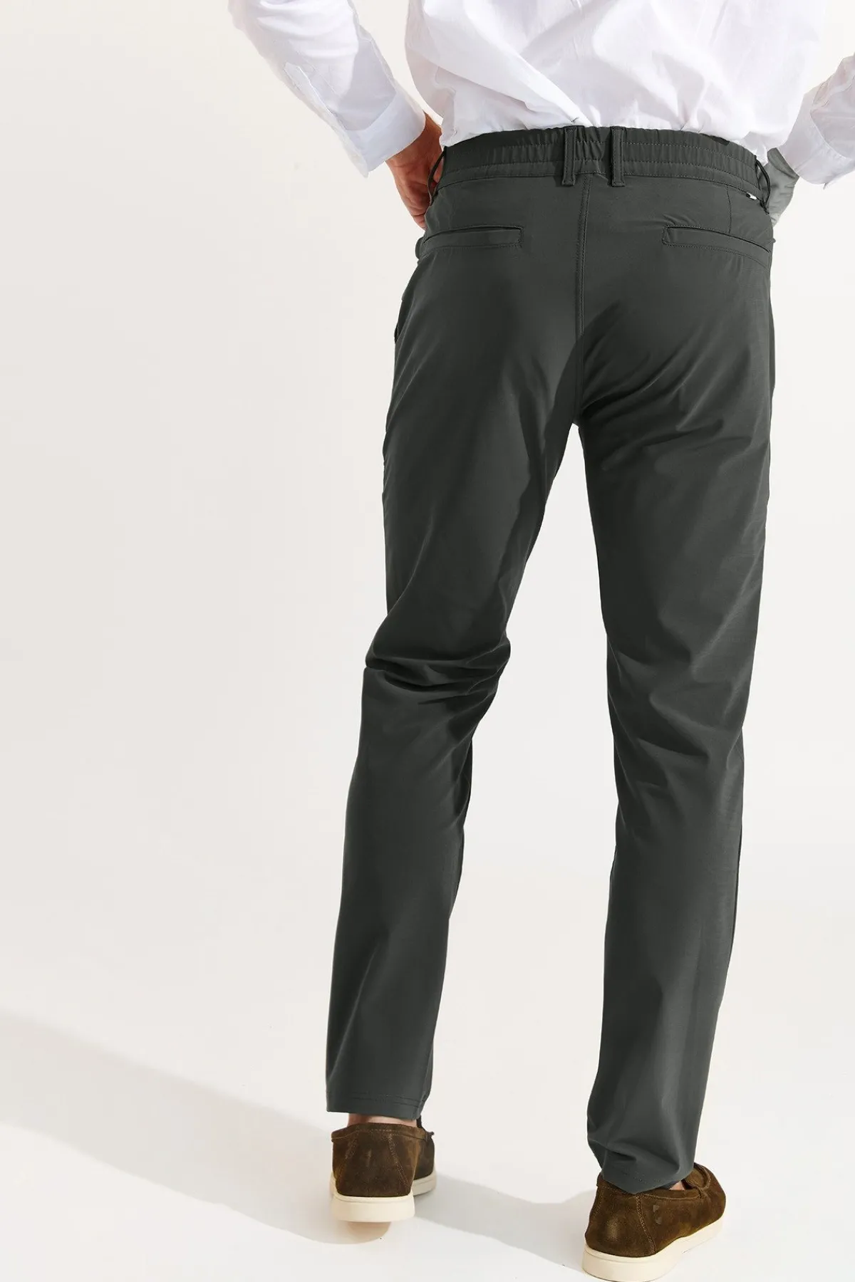 Cala 1789 Pantalon stretch vert sapin SERGE LESCADA Fashion