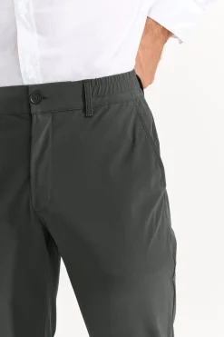 Cala 1789 Pantalon stretch vert sapin SERGE LESCADA Fashion