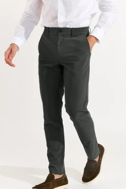 Cala 1789 Pantalon stretch vert sapin SERGE LESCADA Fashion